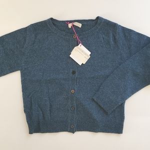 Anais & I Teal Blue Heather Cardigan Sweater
